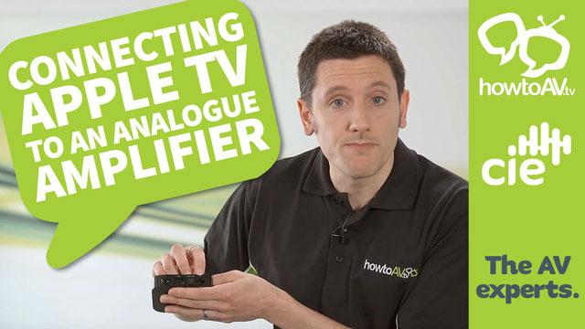 Connecting Apple TV to an Analogue Amplifier