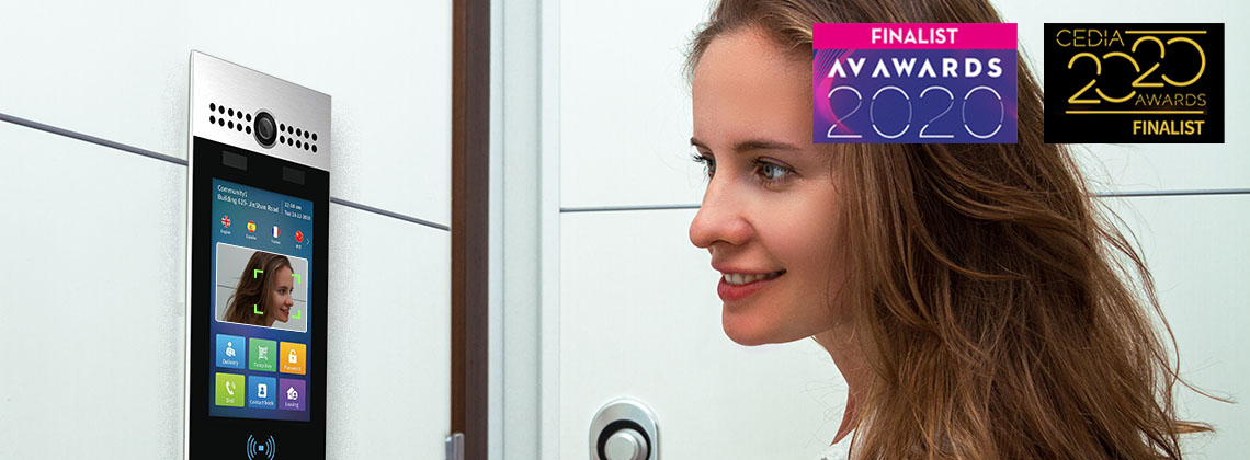 Akuvox R29 Smart hands-free Intercom with contactless Face Recognition helps prevent spread of virus