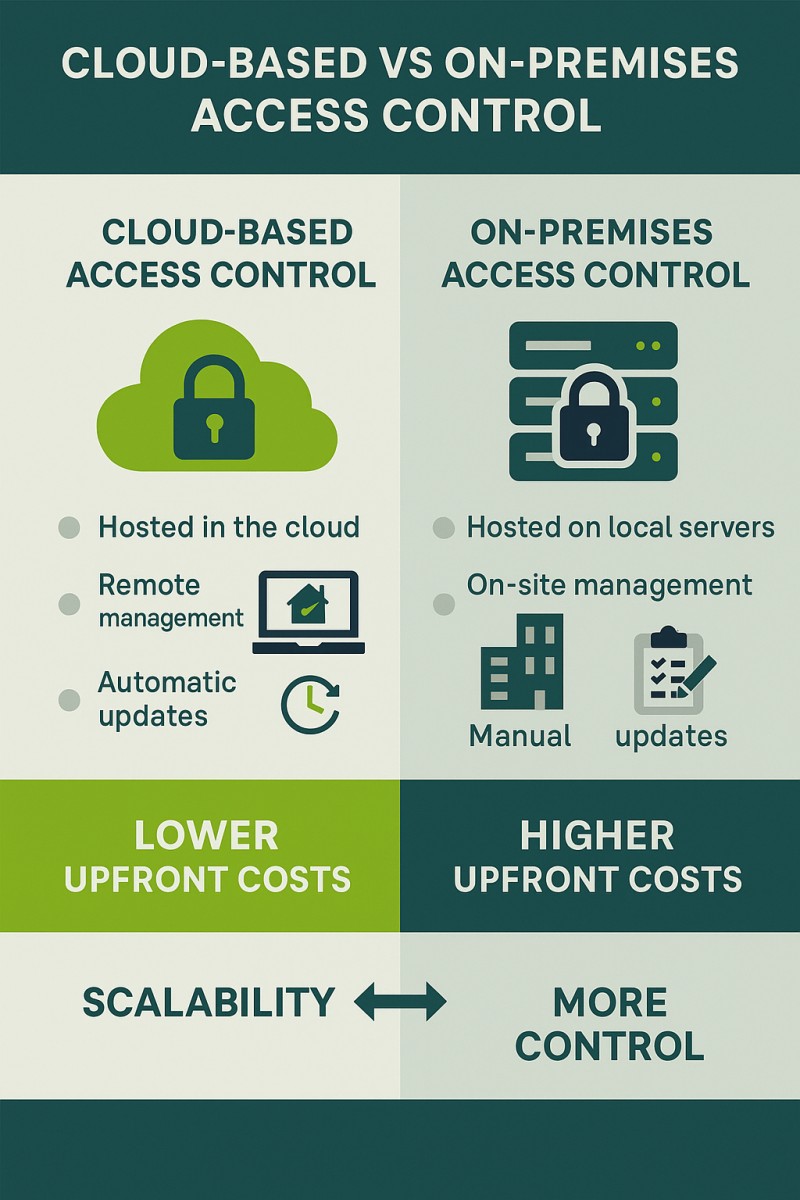 Comparing Cloud-based access control vs. On-Prem