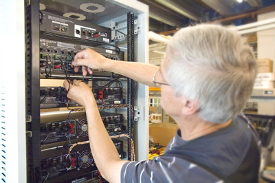 Rack building at CIE Group
