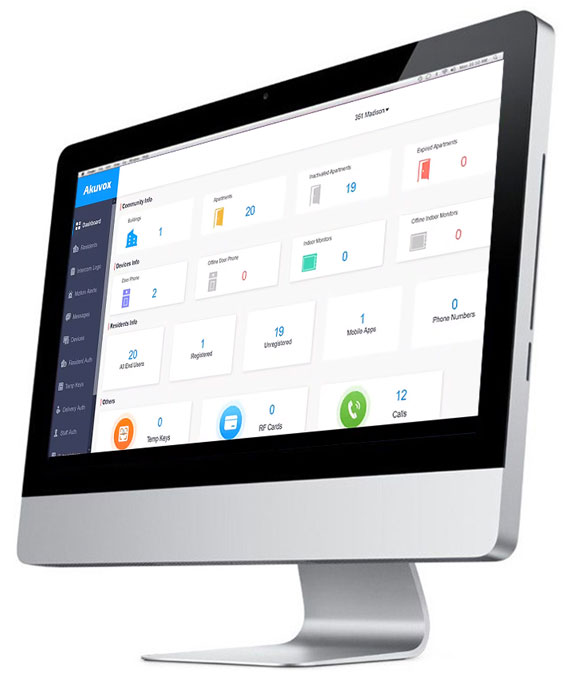 Akuvox Cloud door intercom web portal