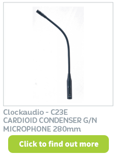 Gooseneck cardioid microphone