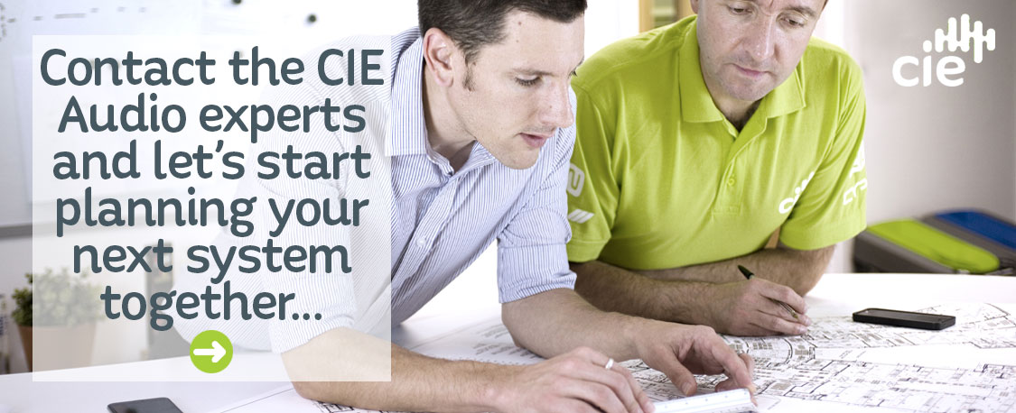 CIE professional audio system design - contact the team
