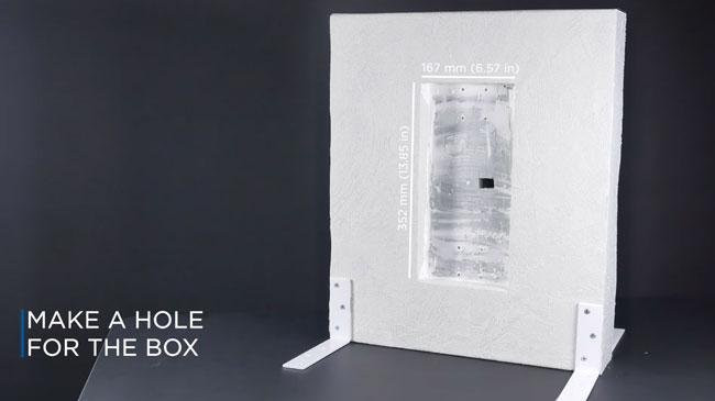 2N IP Style - make a hole for the flush mount box
