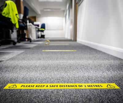 COVID Secure - keep 2 metre distance