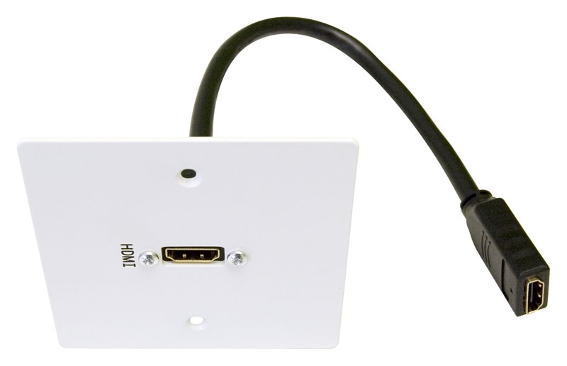 1 GANG EASY INSTALL HDMI PLATE