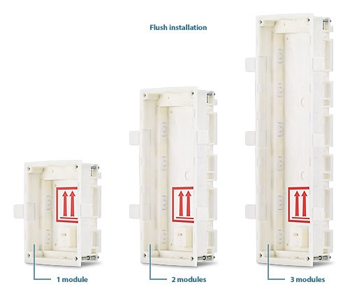 HELIOS VERSO FLUSH BACKBOX FOR 1 MODULE