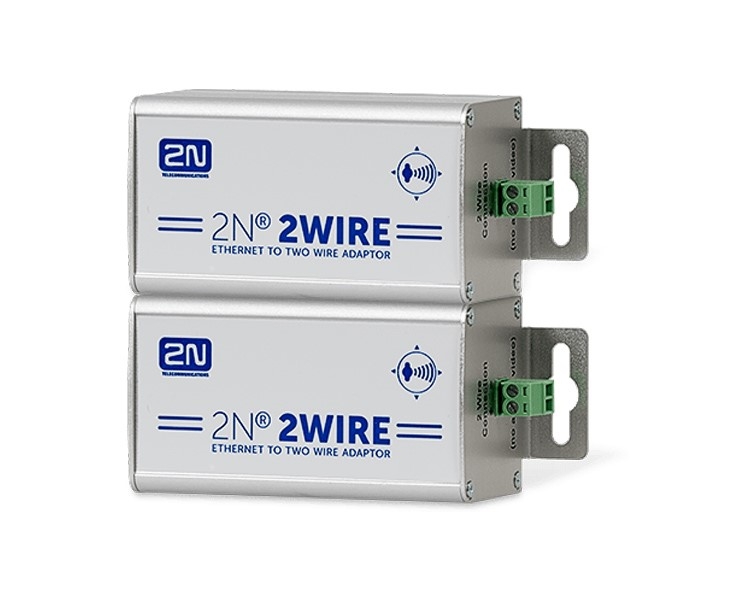 2 WIRE (2PK ADAPTORS & UK POWER SOURCE)