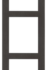 Helios IP Verso - Surface Installation Frame for 3 Modules, Black