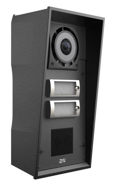 2N IP Force 2.0 - 2 buttons, camera, card reader ready