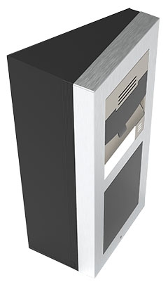 2N IP Verso - Wedge Back Plate for 2 Modules