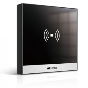 P-Akuvox Access Control Reader, 13.56MHz, 125Kh and NFC Ready.