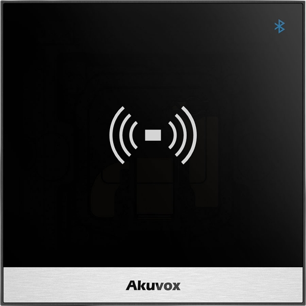 P-Akuvox Access Control Reader, 13.56MHz, 125Kh and NFC Ready.