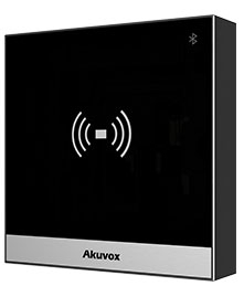 P-Akuvox Access Control Reader, 13.56MHz, 125Kh and NFC Ready.