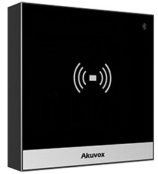 P-Akuvox Access Control Reader, 13.56MHz, 125Kh and NFC Ready.