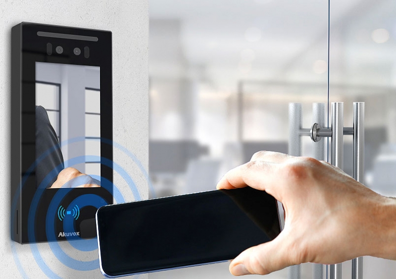 IP Access Control Reader with Facial Recognition, RFID & QR Code Reader