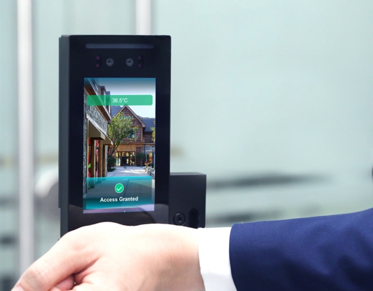 IP Access Control Reader with Facial Recognition, RFID & QR Code Reader