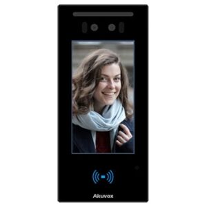 IP Access Control Unit & SIP Intercom, Touchscreen, Face Recognition, Bluetooth, RFID & QR Code