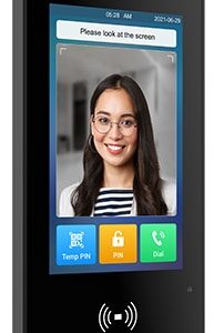 IP Access Control Unit & SIP Intercom, Touchscreen, Face Recognition, Bluetooth, RFID & QR Code