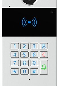 Compact SIP Intercom with Key Pad (Video & Card reader), incl. Surface Mount Backbox