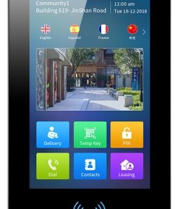 SIP Android Door Phone with Facial Recognition Black