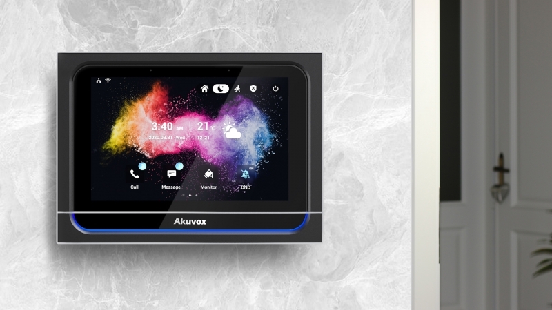 P-Premium 7 inch Touchscreen Door Intercom Answering Panel