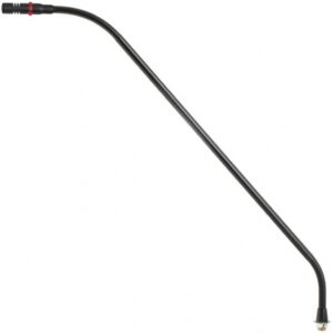 500mm Semi-Rigid Gooseneck Microphone, LED Halo, Open End (M10) Black