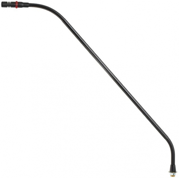 500mm Semi-Rigid Gooseneck Microphone, LED Halo, Open End (M10) Black
