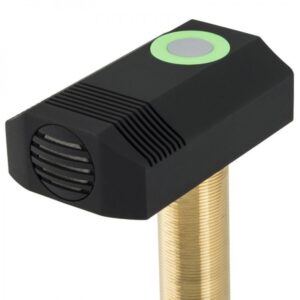 1 Element Boundary Layer Microphone with programmable RGB LED Touch Switch. Black