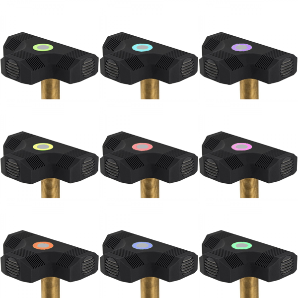 3 Element Boundary Layer Microphone with programmable RGB LED Touch Switch. Nickel