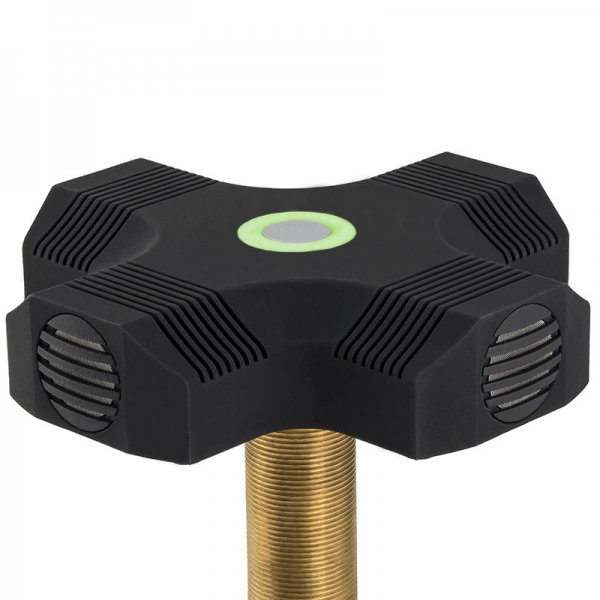4 Element Boundary Layer Microphone with programmable RGB LED Touch Switch. Black