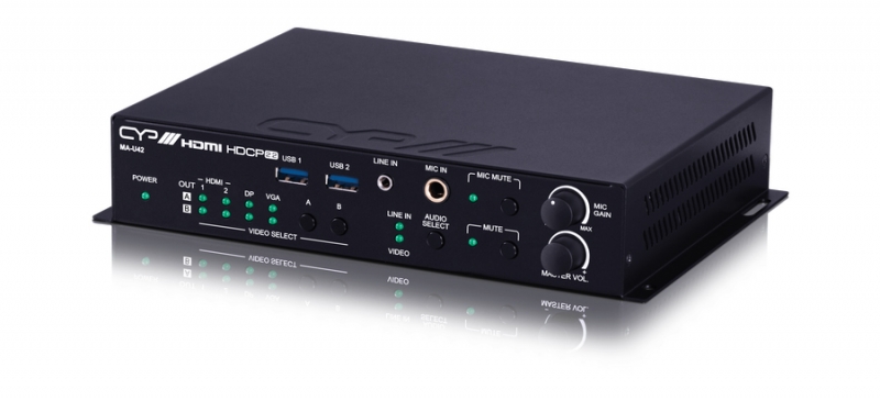 HDMI matrix with Amplifier & USB Hub