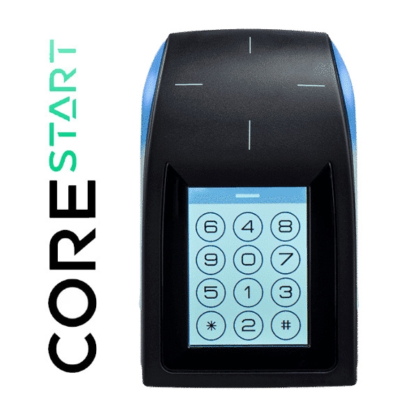 Architect® Blue Hybrid 125 kHz Multi-technology + 13.56 MHz + Bluetooth® Touchscreen & Keypad Reader - Scramble Pad - Pre-configured Wiegand 26 bits