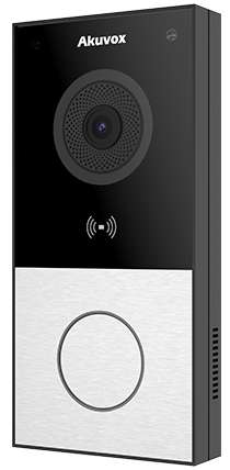 Smart Doorbell with 1 Call Button - Camera, RFID, BLE, Wifi, Surface Mount, black