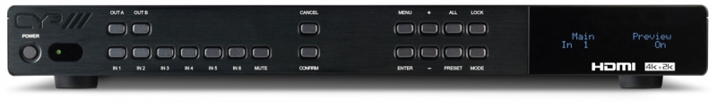 6X2 UHD HDMI SWITCH