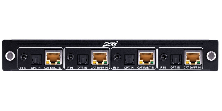 4 Port 100m HDBaseT™ 2.0 HDR Input Card with AVLC