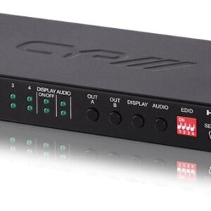 P-4 x 2 HDMI Matrix Switcher with Audio Output (4K, HDCP2.2, HDMI2.0)
