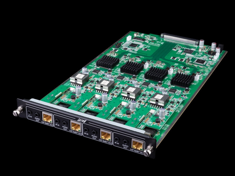 4 Port HDBaseT 2.0 Output Transmitter Card for the MODX-1616 - 4KHDR (Dolby Vision) AVLC, HDCP 2.2, 100m (70m 4K)