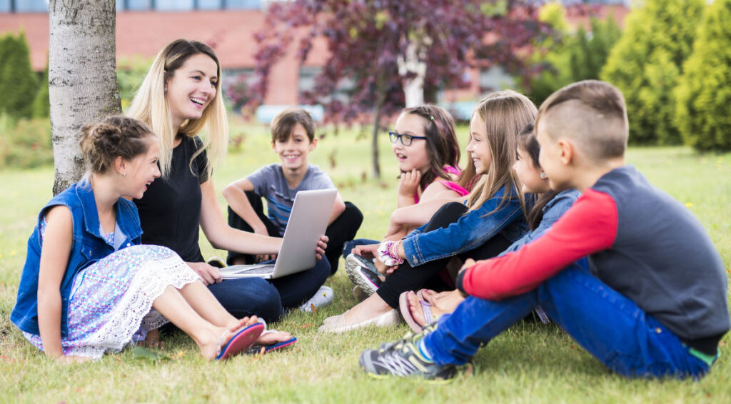 Parks Primary School Emergency Lockdown System - outdoor classroom