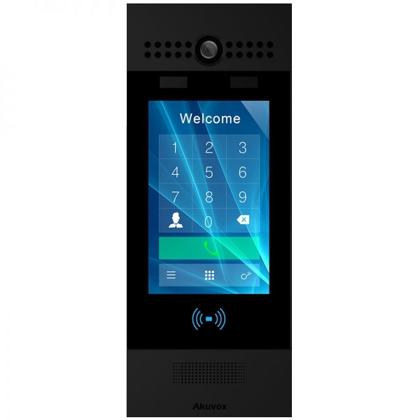 SIP Android Door Phone with Facial Recognition Black