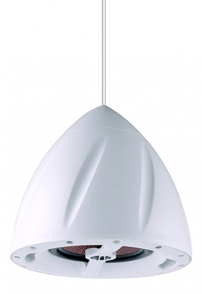 40W 100v Suspended Pendant Speaker, White