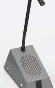 Staff Loudspeaker/Mic Unit for Speech Transfer System, Grey