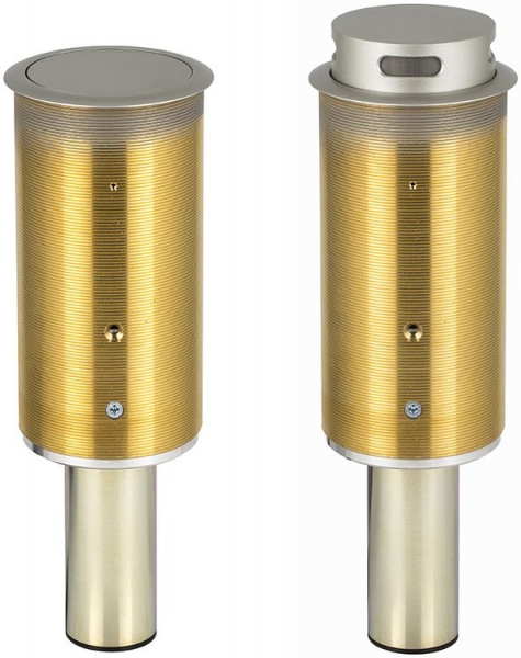 Motorised Retractable Through Table Boundary Microphone, Nickel