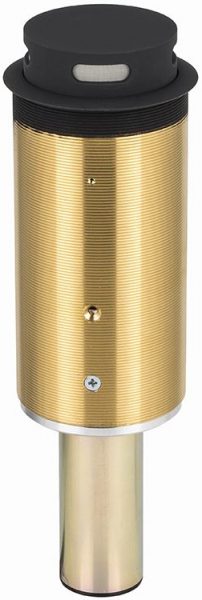 Motorised Retractable Through Table Boundary Microphone, Black
