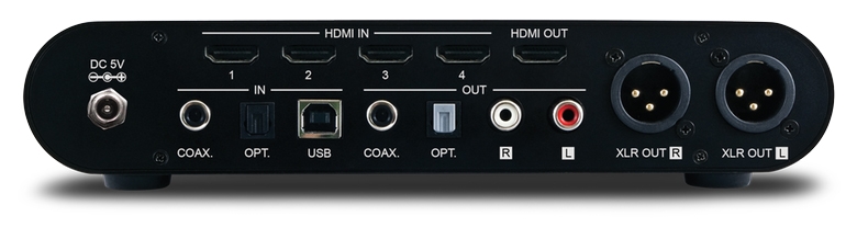 Advanced DAC with HDMI Switching and Audio Breakout UHD HDCP2.2 HDMI