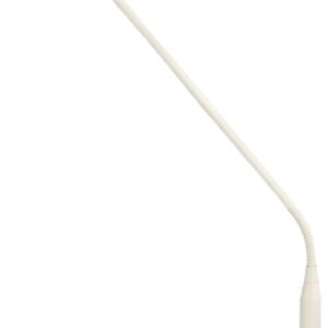 480mm Semi-Rigid Gooseneck Microphone XLR-PPA, White