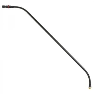 600mm Semi-Rigid Gooseneck Microphone, LED Halo, Open End (M10) Black