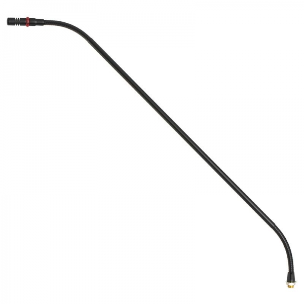 600mm Semi-Rigid Gooseneck Microphone, LED Halo, Open End (M10) Black