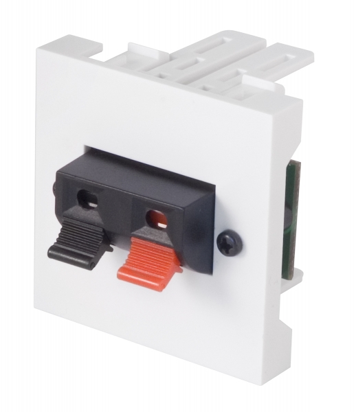 RED BLACK SPEAKER CONNECTOR - SCREW TERM