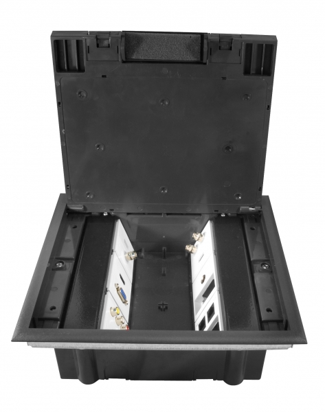 RECESSED, 6 ANGLED 45x45mm MODULE SPACES
